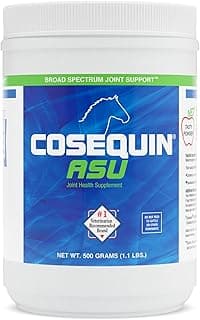 Nutramax Cosequin ASU Joint Health Supplement for Horses - Powder with Glucosamine, Chondroitin, ASU, and MSM, 500 Grams