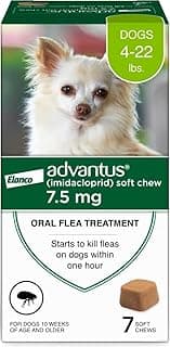 Advantus Dog Fast Acting Oral Flea Treatment Soft Chewable 4 - 22 lbs. | 7 ct.