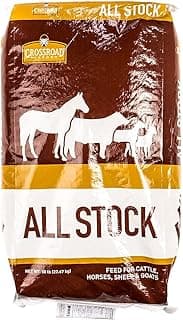 Purina All Stock Feed for Cattle, Horses, Sheep & Goats, Sweet Feed Textured, 50lbs