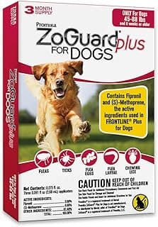 ZoGuard Plus Flea and Tick Prevention for Dogs (Large - 45-88 lb)