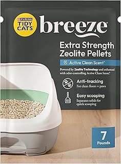 Purina Tidy Cats Scented Litter Pellets, Breeze Enhanced Refill Litter Pellets in Recyclable Box - (6) 3.5 lb. Bags