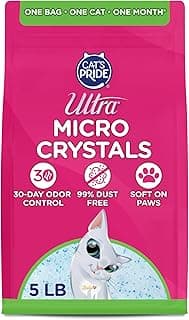 ULTRA MICRO CRYSTALS UNSCENTED PREMIUM NON-CLUMPING CAT LITTER, 5-LB BAG
