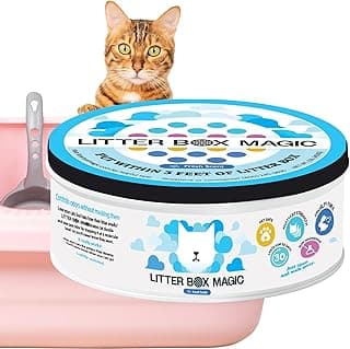 Litter Box Magic Cat Litter Deodorizer Jar (Fresh Scent, 16 Oz, Pack of 1) - Cat Litter Odor Absorber Gel In A Jar - Litter Box Pet Air Freshener - Litter Odor Eliminator to Freshen Air