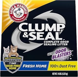 ARM & HAMMER Clump & Seal Cat Litter, Fresh Scent 14lb