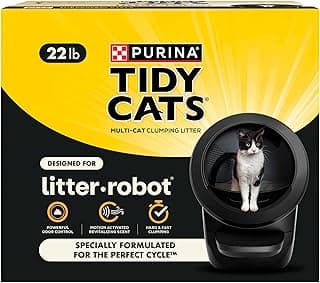 Purina Tidy Cats Cat Litter for Litter-Robot Clumping Cat Litter Odor Control Formula