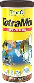 TetraMin® Tropical Flakes Nutritionally Balanced Diet for Tropical Aquarium Fish, Fish Food for Tropical Fish, 8.81 Ounces