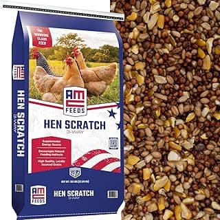 AMERICAN CLASSIC 3-Way Hen Scratch Chicken Feed - 50 Pound Bag