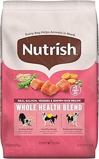 Nutrish Salmon Dry Dog Food, 26 Pound Bag