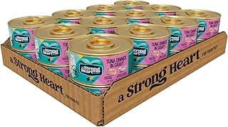 A Strong Heart Canned Wet Cat Food, Tuna Dinner in Gravy - 3 oz Cans (Pack of 24), Made in The USA with Real Tuna