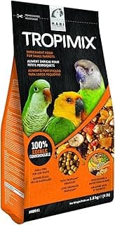 Hari Hagen Tropimix Enrichment Food for Small Parrots, 4 lb. (1.8 kg) - HARI Small Parrot Food with Seeds, Fruit, Nuts, Vegetables, Grains, and Legumes