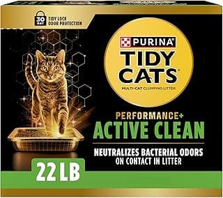 Purina Tidy Cats Performance Plus Active Clean Scented Clumping Multi Cat Litter - 22 lb. Box
