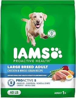 IAMS Proactive Health Large Breed Dry Dog Food, Adult Dry Dog Food for Large Breeds, Chicken, 40 lb. Bag