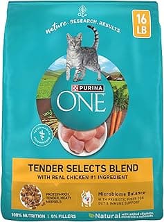 Purina ONE Natural Dry Cat Food, Tender Selects Blend With Real Chicken - 7 lb. Bag