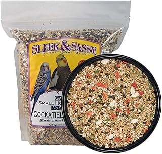 Garden Small Hookbill No Sunflower Bird Food for Lovebirds, Cockatiels, Quaker Parrots & Small Conures (4 lbs.)