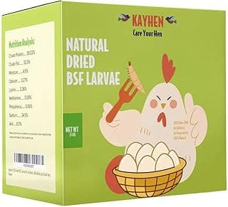 Dried Black Soldier Fly Larvae Treats for Chickens Wild Birds Ducks 5LB | More Calcium Than Mealworms High-Protein Non-GMO Pure Natural
