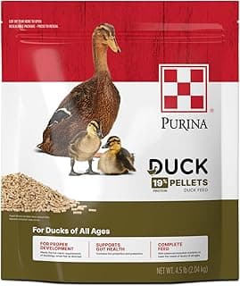 Purina | Nutritionally Complete Duck Feed for All Life-Stages | 4.5 Pound (4.5 LB) Bag