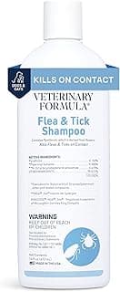 Veterinary Formula Flea and Tick Shampoo for Dogs and Cats, 16 oz