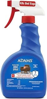 ADAMS Flea & Tick Home Spray for Indoor House Treatment, Kills Bed Bugs, Fleas, & Ticks, for Carpet, Furniture & Pet Bedding, Controls Fleas, Ticks, Bed Bugs, Cockroaches, Spiders & Mosquitoes, 24 oz