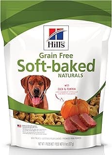 Hill's Grain Free Soft-Baked Naturals Dog Treats, Duck & Pumpkin, 8 oz. Bag