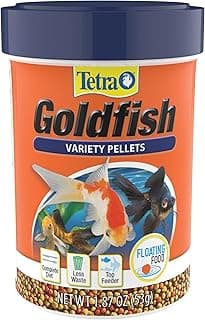Tetra Goldfish Variety Pellets, Balanced Diet, 1.87 Ounce