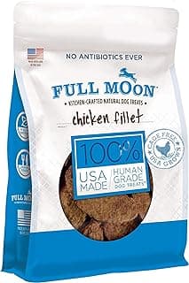 Full Moon Chicken Fillet Healthy All Natural Dog Treats Human Grade Made in USA 48 oz