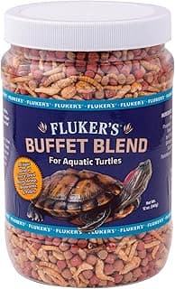 Fluker's Flukers 70131 Buffet Blend Aquatic Formula Turtle Food, 12oz