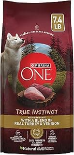 Purina ONE True Instinct With A Blend Of Real Turkey and Venison Dry Dog Food - 7.4 lb. Bag