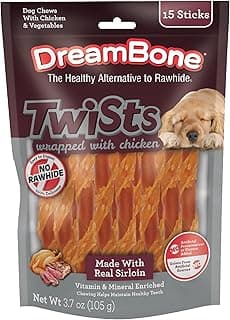DreamBone Chicken Wrapped Twists with Real Sirloin 15 ct