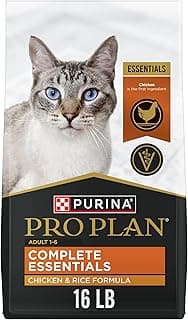 Purina Pro Plan High Protein Cat Food With Probiotics for Cats, Chicken and Rice Formula - 16 lb. Bag
