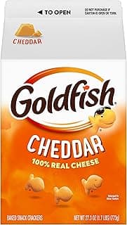 Goldfish Cheddar Cheese Crackers, 27.3 Oz Carton