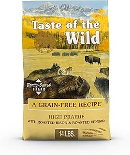 Taste of the Wild High Prairie Adult High Protein Grain-Free Recipe with Roasted Bison & Roasted Venison Dry Dog Food 14lb