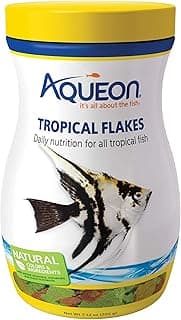 Aqueon Tropical Fish Food Flakes, 7.12 Ounces