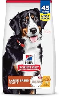 Hill's Science Diet Adult 1-5 Large Breed Dry Dog Food, Chicken & Barley, 45 lb. Bag