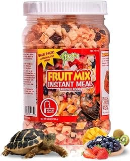 Healthy Herp Fruit Mix Instant Meal Reptile Food - Bearded Dragon Accessories & Bearded Dragon Food - Nutritious Blend for Bearded Dragons, Box Turtles, Tortoises, Hermit Crabs - 3.5 oz (99g)