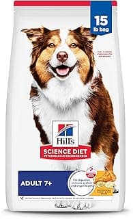 Hill's Science Diet Adult 7+ Dry Dog Food, Chicken Meal, Barley, & Rice, 15 lb. Bag