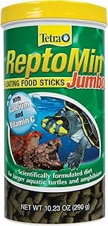 Tetra ReptoMin Jumbo Floating Food Sticks 10.23 Ounces, For Small Aquatic Turtles And Amphibians