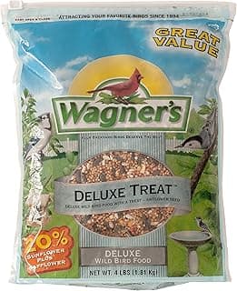 Wagner's 62067 Deluxe Treat Blend Wild Bird Food, 4 Pound (Pack of 1)