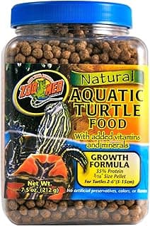 Zoo Med Aquatic Turtle Food Growth Formula 7.5 oz.